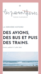 Mobile Screenshot of les-parentheses.com